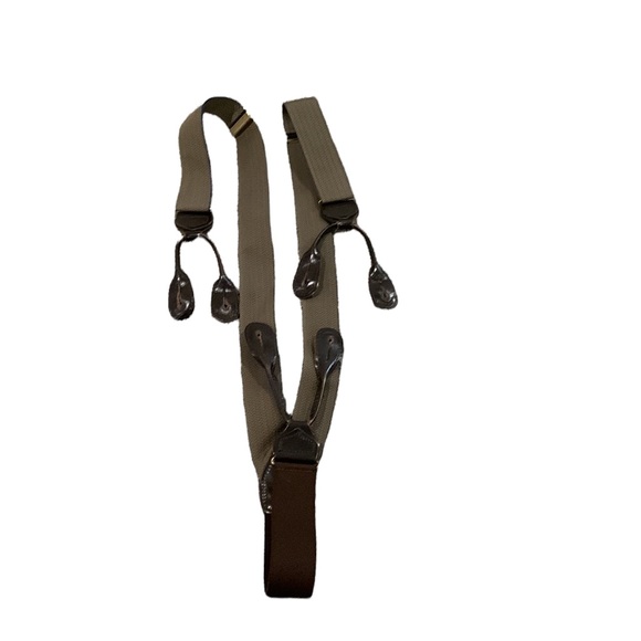 no brand Accessories Adjustable Button Style Suspenders Braces Made